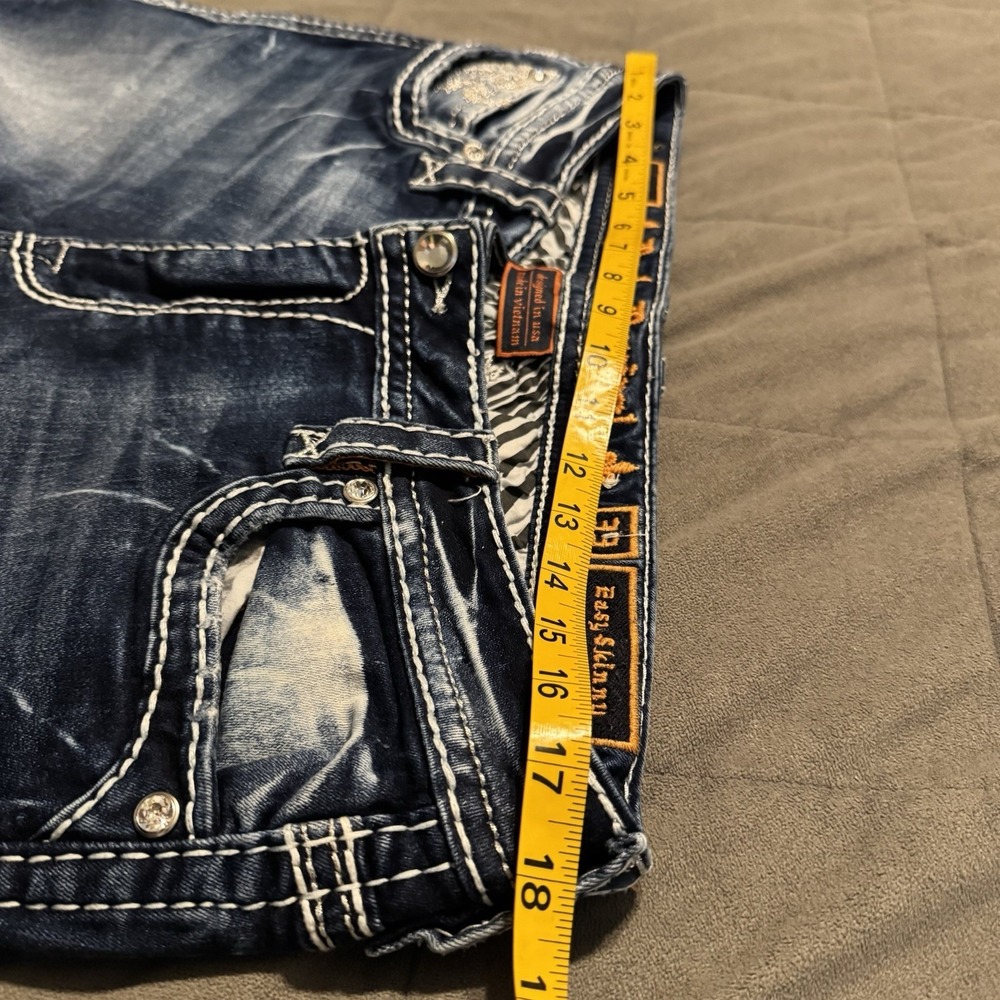 Rock Revival Sundee Easy Skinny Jeans Women's Size 39 Mid Rise 36x31 - Picture 13 of 16
